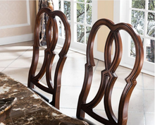 Load image into Gallery viewer, "Arna Royal Victorian Collection" Luxury Plus Furniture - Exquisite Royal Antique Dining Table & Chairs x6 Marble