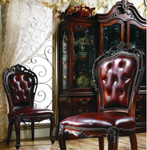 Load image into Gallery viewer, "Arna Royal Victorian Collection" Luxury Plus Furniture - Exquisite Dining Table 1.8 Marble & Chairs x6