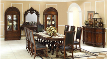 Load image into Gallery viewer, "Arna Royal Victorian Collection" Luxury Plus Furniture - Exquisite Rosewood Dining Table Marble & Chairs x8