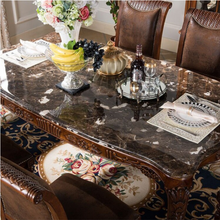 Load image into Gallery viewer, "Arna Royal Victorian Collection" Luxury Plus Furniture - Exquisite Classic Dining Table Marble & Chairs x6