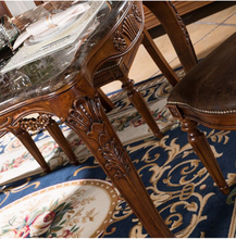 Load image into Gallery viewer, "Arna Royal Victorian Collection" Luxury Plus Furniture - Exquisite Classic Dining Table Marble & Chairs x6