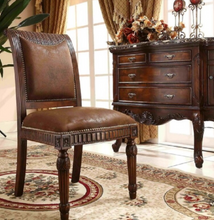 Load image into Gallery viewer, "Arna Royal Victorian Collection" Luxury Plus Furniture - Exquisite Classic Dining Table Marble & Chairs x6