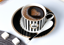 Load image into Gallery viewer, "Arna Lisa" Royal Collection - Luxury British Set of 6 Bone China Cup And Saucer - High Quality