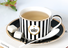 Load image into Gallery viewer, "Arna Lisa" Royal Collection - Luxury British Set of 6 Bone China Cup And Saucer - High Quality