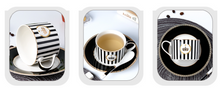 Load image into Gallery viewer, "Arna Lisa" Royal Collection - Luxury British Set of 6 Bone China Cup And Saucer - High Quality
