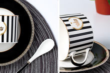 Load image into Gallery viewer, "Arna Lisa" Royal Collection - Luxury British Set of 6 Bone China Cup And Saucer - High Quality