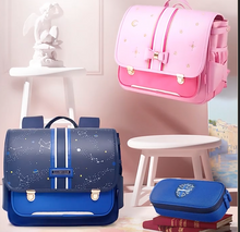 Load image into Gallery viewer, "Arna's Designer School Bags" New Lighten Up Primary Large-capacity Waterproof Bag