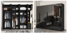 Load image into Gallery viewer, "Arna Royal LUXURY Collection" Luxury Plus Furniture - Exquisite Wardrobe Dark