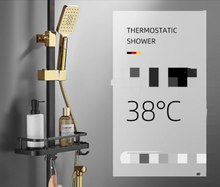 Load image into Gallery viewer, "Arna" Collection - Modern Rainfall Shower Head Mixer Set with thermostat