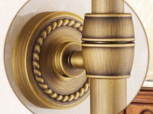 Load image into Gallery viewer, "Arna" Collection - Antique Brass Shower Head Mixer Set Combo