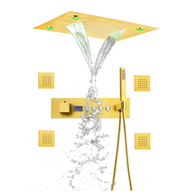 Load image into Gallery viewer, "Arna" Collection - Shower Faucet Stainless Steel Thermostatic Digital Display Bathroom Shower Set System