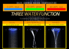 Load image into Gallery viewer, "Arna" Collection - Shower Faucet Stainless Steel Thermostatic Digital Display Bathroom Shower Set System