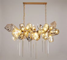 Load image into Gallery viewer, "Arna's Luxury Collection" Chandelier 120cm x 43cm Luxury Blown Glass