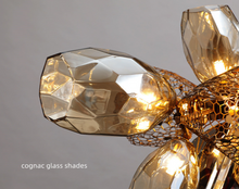Load image into Gallery viewer, "Arna's Luxury Collection" Chandelier 100cm x 43cm Luxury Blown Glass
