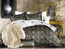 Load image into Gallery viewer, "Arna Lisa" Royal Collection Bedding Set - 11 Piece Rustic