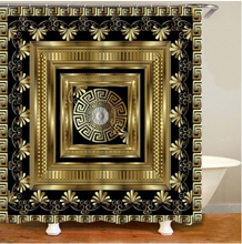Load image into Gallery viewer, Luxury 3D Golden Collection Shower Curtain Waterproof Bath Curtain Washable Cloth