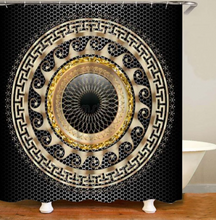 Load image into Gallery viewer, Luxury 3D Golden Collection Shower Curtain Waterproof Bath Curtain Washable Cloth