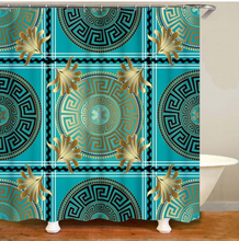 Load image into Gallery viewer, Luxury 3D Golden Collection Shower Curtain Waterproof Bath Curtain Washable Cloth