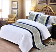 Load image into Gallery viewer, "Arna Royal LUXURY Collection" Hotel Quality Bed Runner/Scarf & 2 Cushion Covers - Many Colours