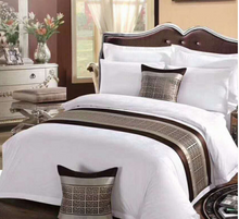 Load image into Gallery viewer, "Arna Royal LUXURY Collection" Hotel Quality Bed Runner/Scarf & 2 Cushion Covers - Many Colours