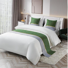 Load image into Gallery viewer, "Arna Royal LUXURY Collection" Hotel Quality Bed Runner/Scarf & 2 Cushion Covers - Many Colours