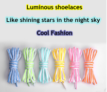 Load image into Gallery viewer, Trendy Fluorescent Reflective Shoe Laces - Many Colours/Sizes - NEW ARRIVAL