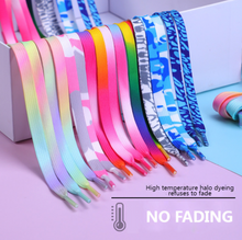 Load image into Gallery viewer, Colourful Rainbow Shoe Laces - Many Colours/Sizes - NEW ARRIVAL