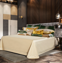 Load image into Gallery viewer, "Arna Lisa" Royal Collection - Luxury Vintage Brocade Jacquard Egyptian Cotton Lion Embroidered - Queen 12 Piece