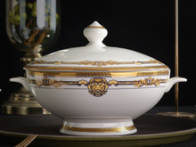 Load image into Gallery viewer, "Arna Lisa" Royal Collection - Luxury 60 Piece Ceramic Dinnerware