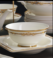 Load image into Gallery viewer, "Arna Lisa" Royal Collection - Luxury 60 Piece Ceramic Dinnerware