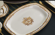 Load image into Gallery viewer, "Arna Lisa" Royal Collection - Luxury 60 Piece Ceramic Dinnerware