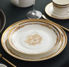 Load image into Gallery viewer, "Arna Lisa" Royal Collection - Luxury 60 Piece Ceramic Dinnerware