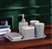 Load image into Gallery viewer, "Arna Lisa" Royal Collection - Luxury Ceramic 5 Piece Bathroom Set - Many Styles BOXED