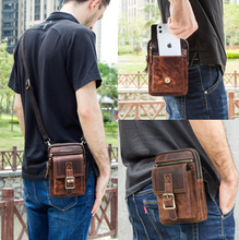 Load image into Gallery viewer, "Legend Collection" - New Men's Genuine Leather Shoulder/Cross Body/Belt Bag Horse/Cowhide FREE ENGRAVING PERSONALISE