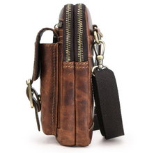 Load image into Gallery viewer, "Legend Collection" - New Men's Genuine Leather Shoulder/Cross Body/Belt Bag Horse/Cowhide FREE ENGRAVING PERSONALISE