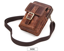 Load image into Gallery viewer, "Legend Collection" - New Men's Genuine Leather Shoulder/Cross Body/Belt Bag Horse/Cowhide FREE ENGRAVING PERSONALISE