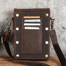 Load image into Gallery viewer, "Legend Collection" - New Men's Genuine Leather Cross Body Horse/Cowhide FREE ENGRAVING PERSONALISE