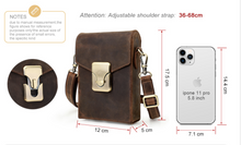 Load image into Gallery viewer, "Legend Collection" - New Men's Genuine Leather Cross Body Horse/Cowhide FREE ENGRAVING PERSONALISE