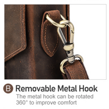 Load image into Gallery viewer, "Legend Collection" - New Men's Genuine Leather Cross Body Horse/Cowhide FREE ENGRAVING PERSONALISE