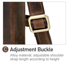 Load image into Gallery viewer, "Legend Collection" - New Men's Genuine Leather Cross Body Horse/Cowhide FREE ENGRAVING PERSONALISE