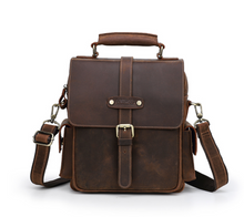 Load image into Gallery viewer, "Legend Collection" - New Men's Genuine Leather Shoulder/Messenger Bag Horse/Cowhide FREE ENGRAVING PERSONALISE