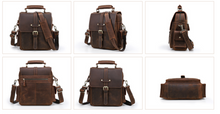 Load image into Gallery viewer, "Legend Collection" - New Men's Genuine Leather Shoulder/Messenger Bag Horse/Cowhide FREE ENGRAVING PERSONALISE