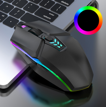 Load image into Gallery viewer, Wired Gaming Mouse 1600 DPI Optical 6 Buttons USB Mouse With RGB BackLight