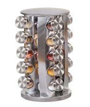 Load image into Gallery viewer, "Arna Lisa" Royal Collection - Luxury Rotary Seasoning Set 20 High Quality Red/Gold/Silver