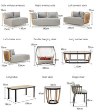 Load image into Gallery viewer, Luxury Plus Furniture - Rattan Set - 8 Piece Designer Mix &amp; Match (Balcony, Patio, Courtyard)

