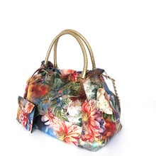 Load image into Gallery viewer, Limited Edition - Luxury Designer Multi-Coloured Floral Handbag (Large)
