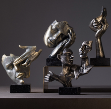 Load image into Gallery viewer, &quot;Marsha&quot; Modern Statues Creative Abstract Faces Art Living Rooms Antique Home Furnishings
