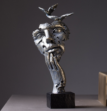 Load image into Gallery viewer, &quot;Marsha&quot; Modern Statues Creative Abstract Faces Art Living Rooms Antique Home Furnishings
