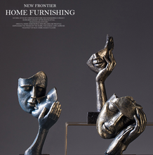 Load image into Gallery viewer, &quot;Marsha&quot; Modern Statues Creative Abstract Faces Art Living Rooms Antique Home Furnishings
