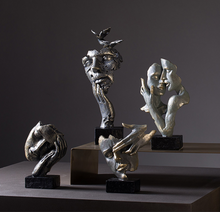 Load image into Gallery viewer, &quot;Marsha&quot; Modern Statues Creative Abstract Faces Art Living Rooms Antique Home Furnishings
